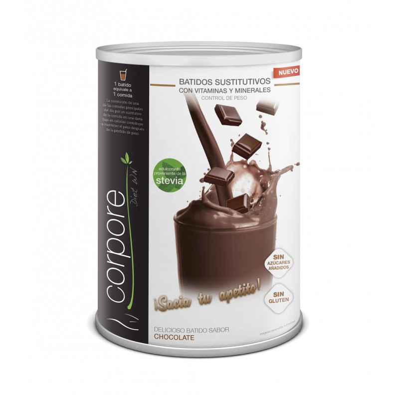 Alto contenido de proteínas, Mezcla para batidos sustitutivos de comidas,  Chocolate cremoso`` 312 g (11